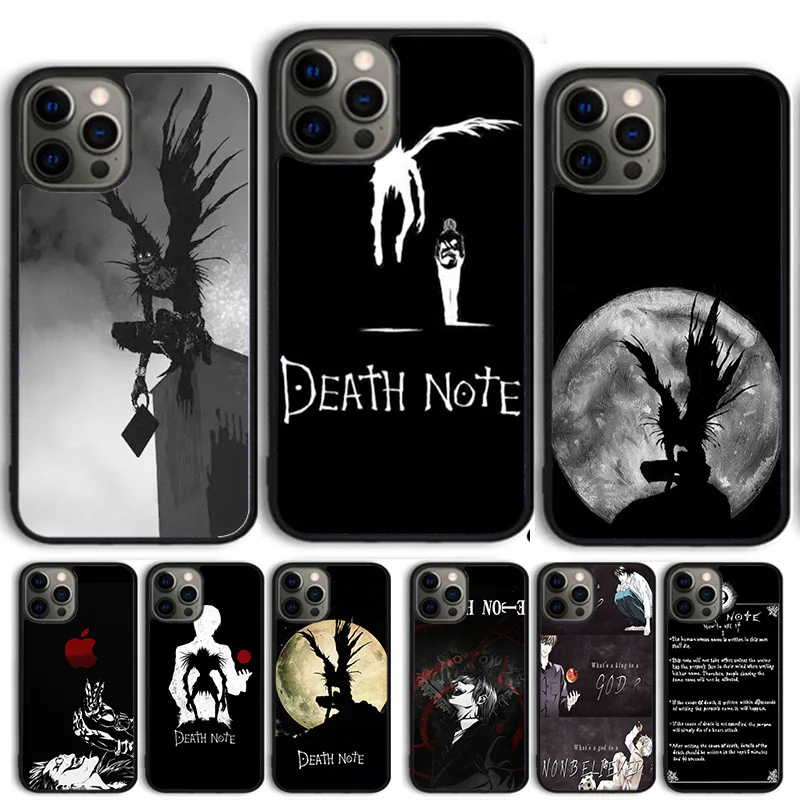 Cool Death Note fashion Phone Case Cover For iPhone 15 16 14 13 12 Pro Max mini 11 Pro Max XS XR Plus Coque Shell