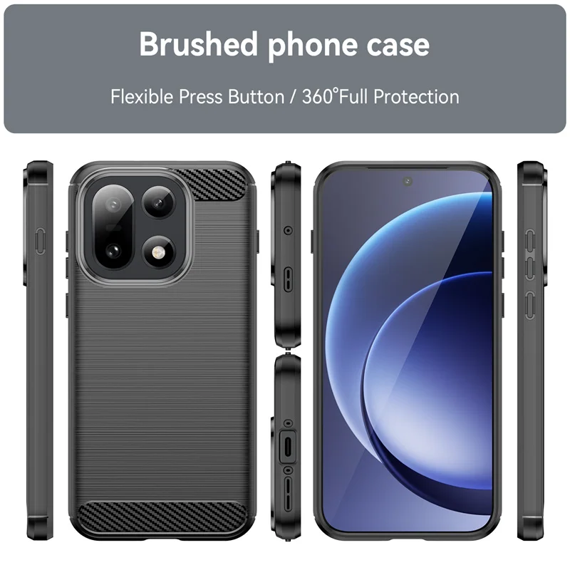 Flexible TPU Case for OnePlus 15 5G Protective Cover Shockproof Frame Coque Capa Fundas