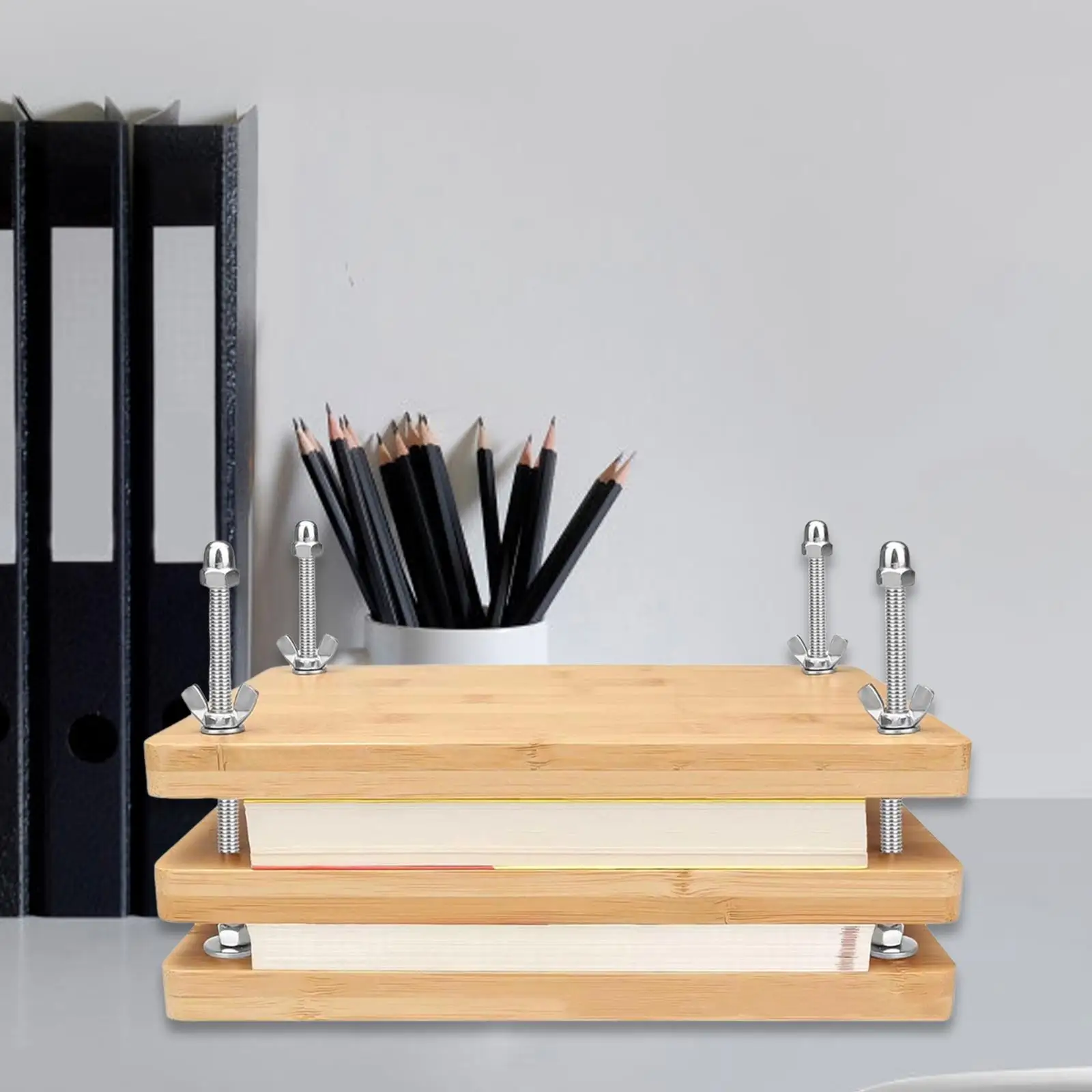 Handmade Multiuse Imprensa Do Livro De Madeira, Manual Prático, Sturdy Encadernação Imprensa para Casa, Encadernação DIY, Álbuns de Fotos