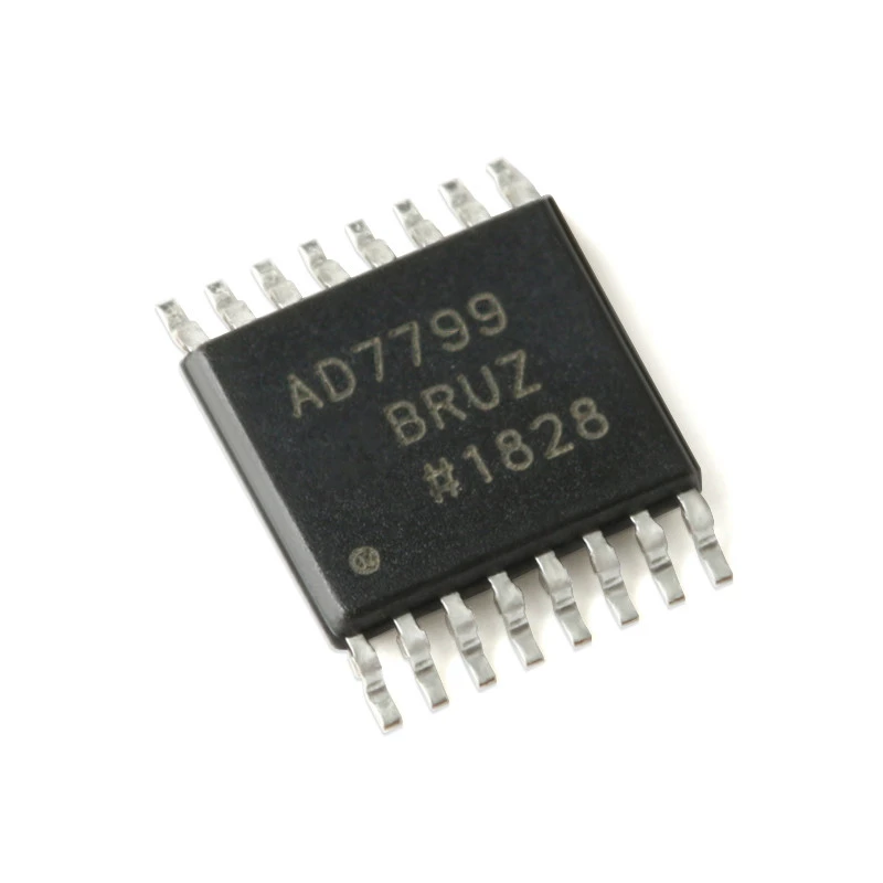 AD7799BRUZ AD7799BRUZ-REEL (5pieces) 3-Ch 16/24-Bit Sigma-Delta ADC SPI 16-TSSOP Original In Stock