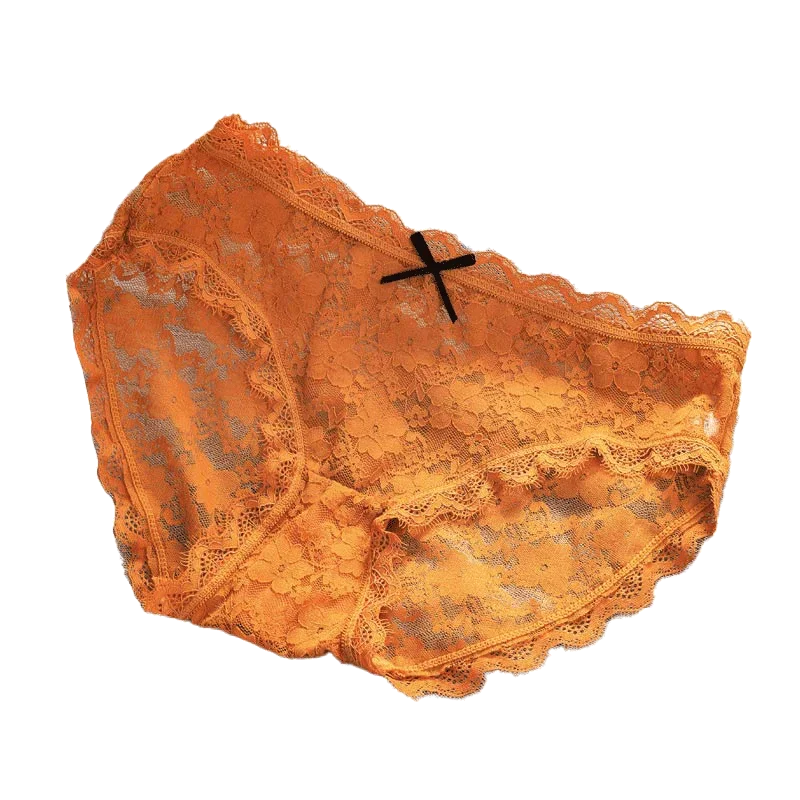 ملابس داخلية نسائية حرير جليدي كامل من القطن الخالص مضاد للبكتيريا يسمح بمرور الهواء بخصر منخفض للفتيات اليابانيات الصغيرات دانتيل صيفي Ultra T