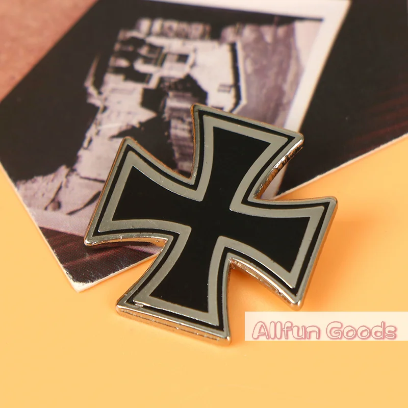 [TG835]1Pc Germany Iron Cross Medal Badge Pin Foreign Antique