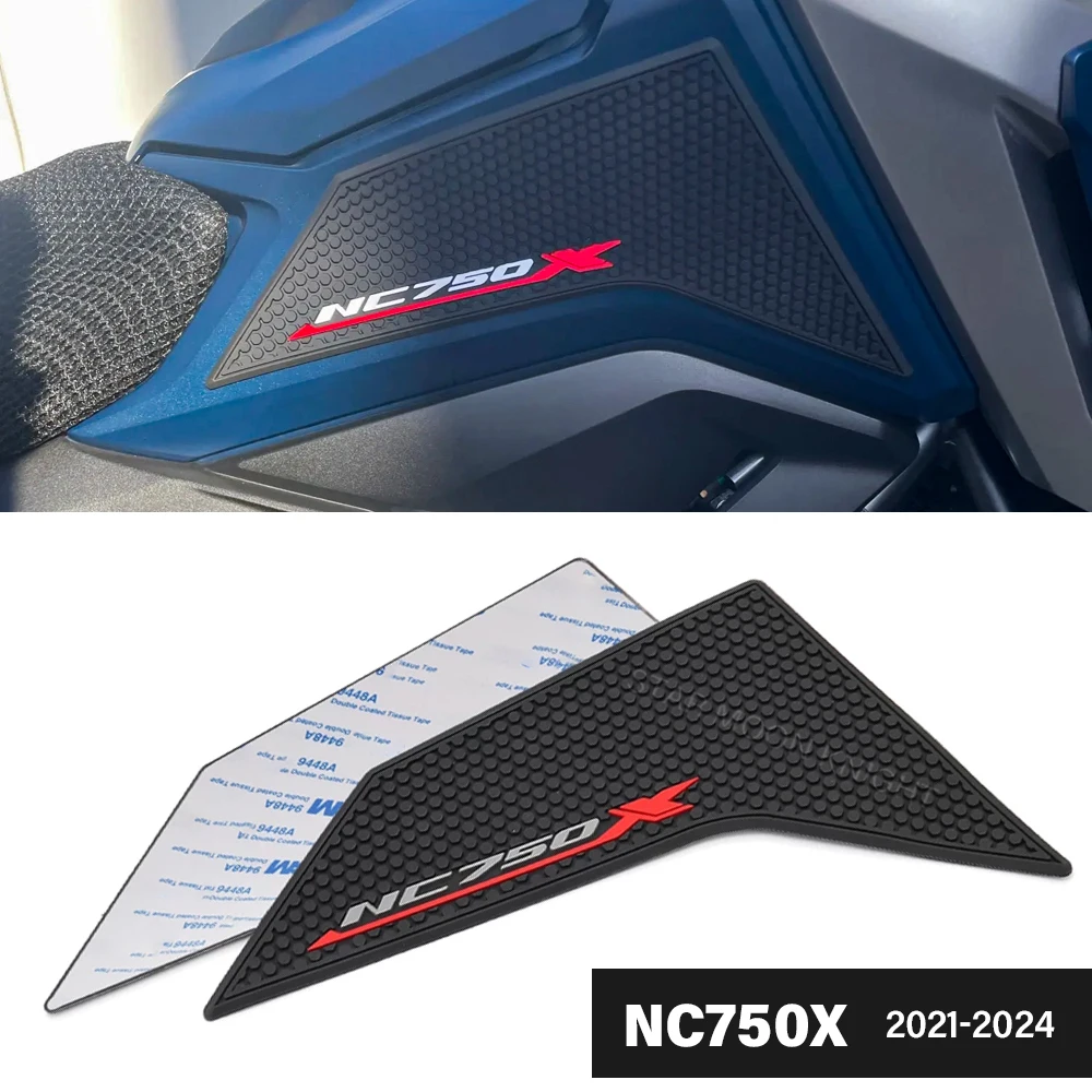 Накладка на боковой бак мотоцикла для HONDA NC750X NC 750X NC 750X 2021-2024, резиновая нескользящая наклейка, наклейка на топливный бак, защита от царапин Накладка на боковой бак мотоцикла для HONDA NC750X NC 750X NC 750X 2021-2024, резиновая нескользящая наклейка, наклейка на топливный бак, защита от царапин