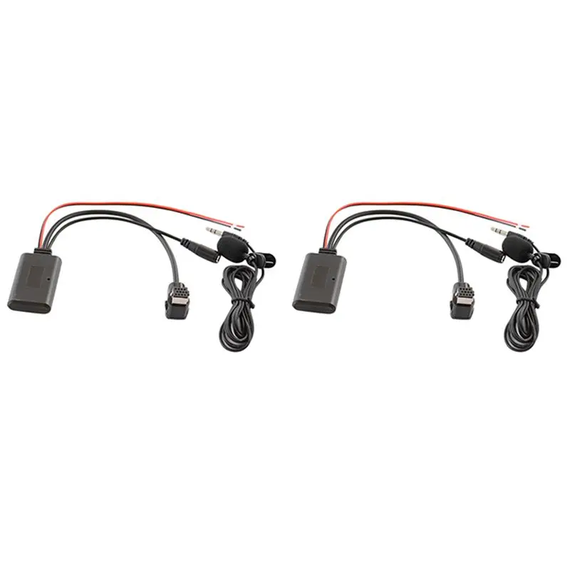 2X Car Bluetooth 5.0 Aux Cable Microphone Handsfree Mobile Phone Free Calling Adapter For Pioneer Radio IP-BUS P99 P01