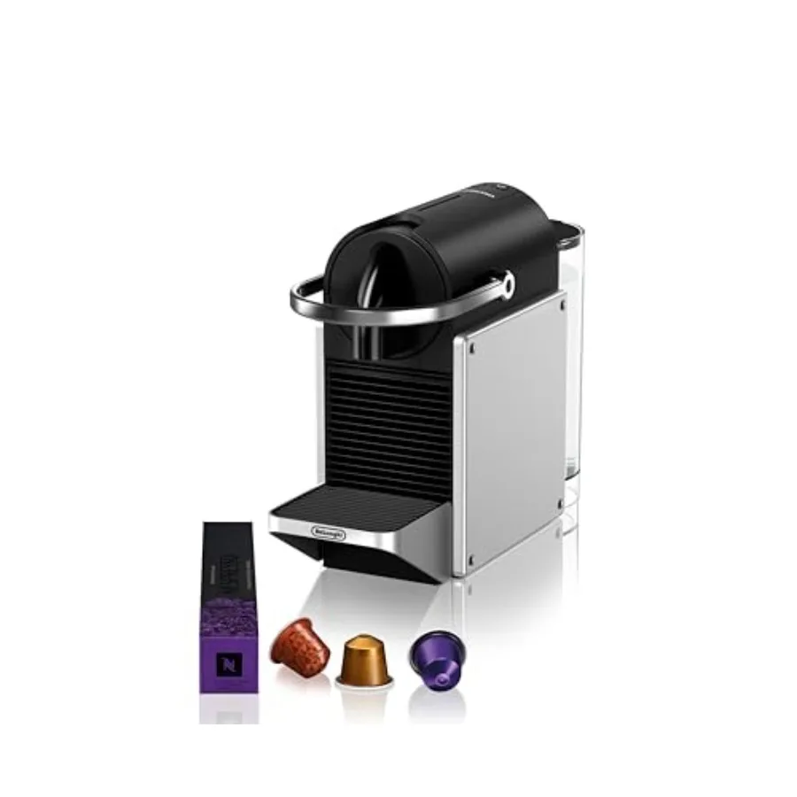 Pixie Aluminum Espresso Machine By De'longhi For Home Use Silver Finish Compact…