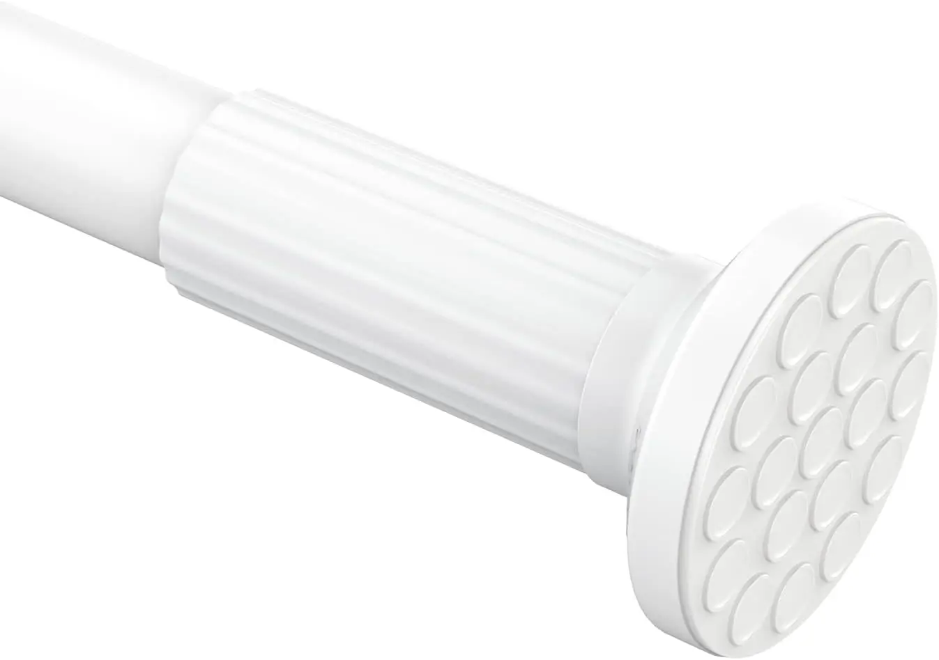 

Adjustable Spring Tension Curtain Rod, 51-145 Inches, No Drilling Stainless Steel for Windows or Shower, Easy Install