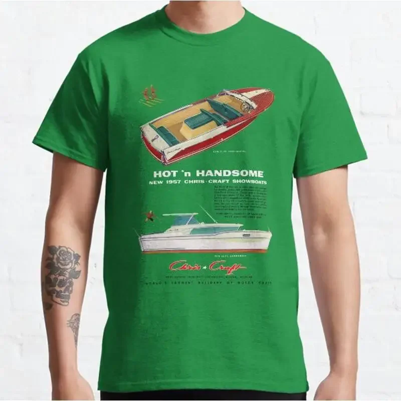 Hot N Handsome Boat Advert Classic T Shirt