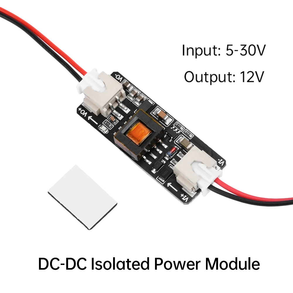 5W DC-DC izolowany moduł zasilania z XH2.54 przewody zaciskowe szerokie napięcie 5-36V do 12V wysokiej mocy obwód wysokiej wydajności