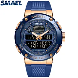 SMAEL Sports Watch 50M Waterproof Wristwatches Mens Digital Male Clock Stopwatch Auto Date  8032 For Men Watches