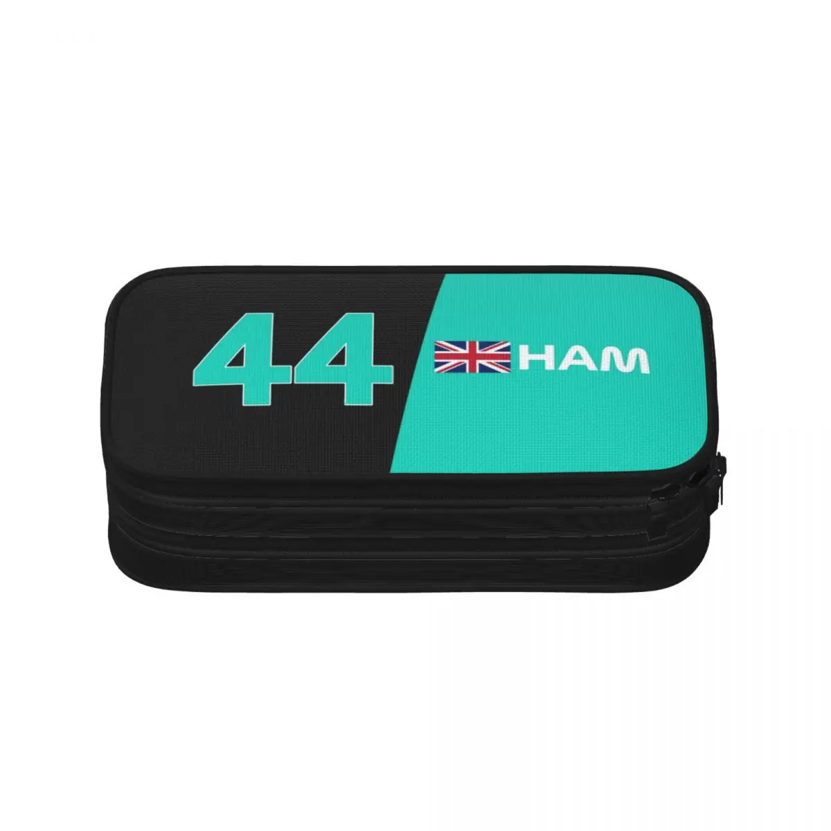 F1 Lewis Hamilton Mercedes AMG Pencil Cases Large Capacity Pen Bags Pen Box Pencil Pouch For Boys Girls Students Stationery