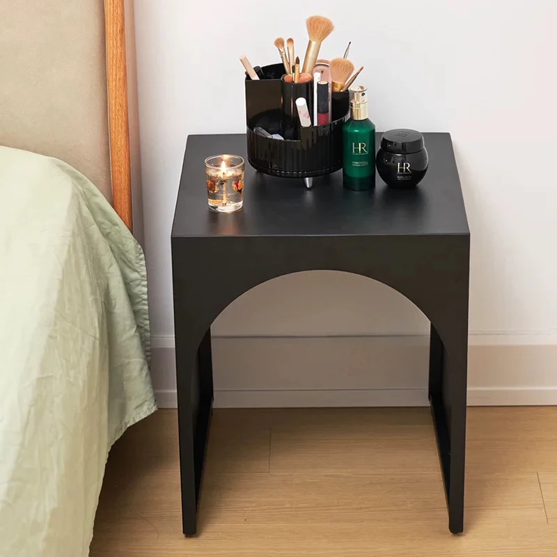 k*-Creative Iron Art Tea Table,Metal Coffee Table,Living Room Side Table,Bedroom Nightstand,Modern