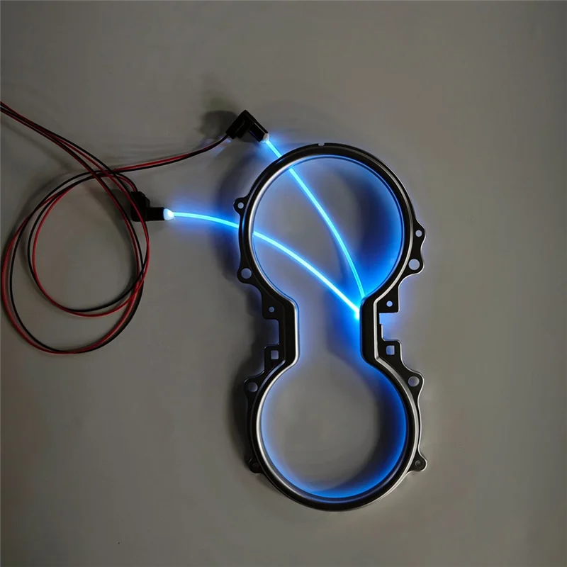 LED حامل الكأس ضوء الجليد الأزرق سيارة مصباح داخلي لتويوتا هايلاندر XU70 2020-2024 جو الإضاءة