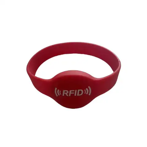 스마트 문짝 출입 통제 ID 재기록 가능 빈 칩 태그 방수 실리콘 손목 밴드 카드, 125KHz RFID T5577 EM4305, 1 개