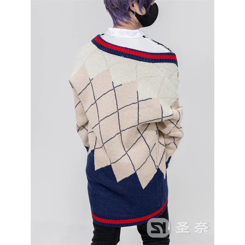 الحب والفضاء العميق Rafayel Qiyu تأثيري حلي الكبار للجنسين Qiyu سترة قميص غير المتماثلة سترة معطف دافئ #5