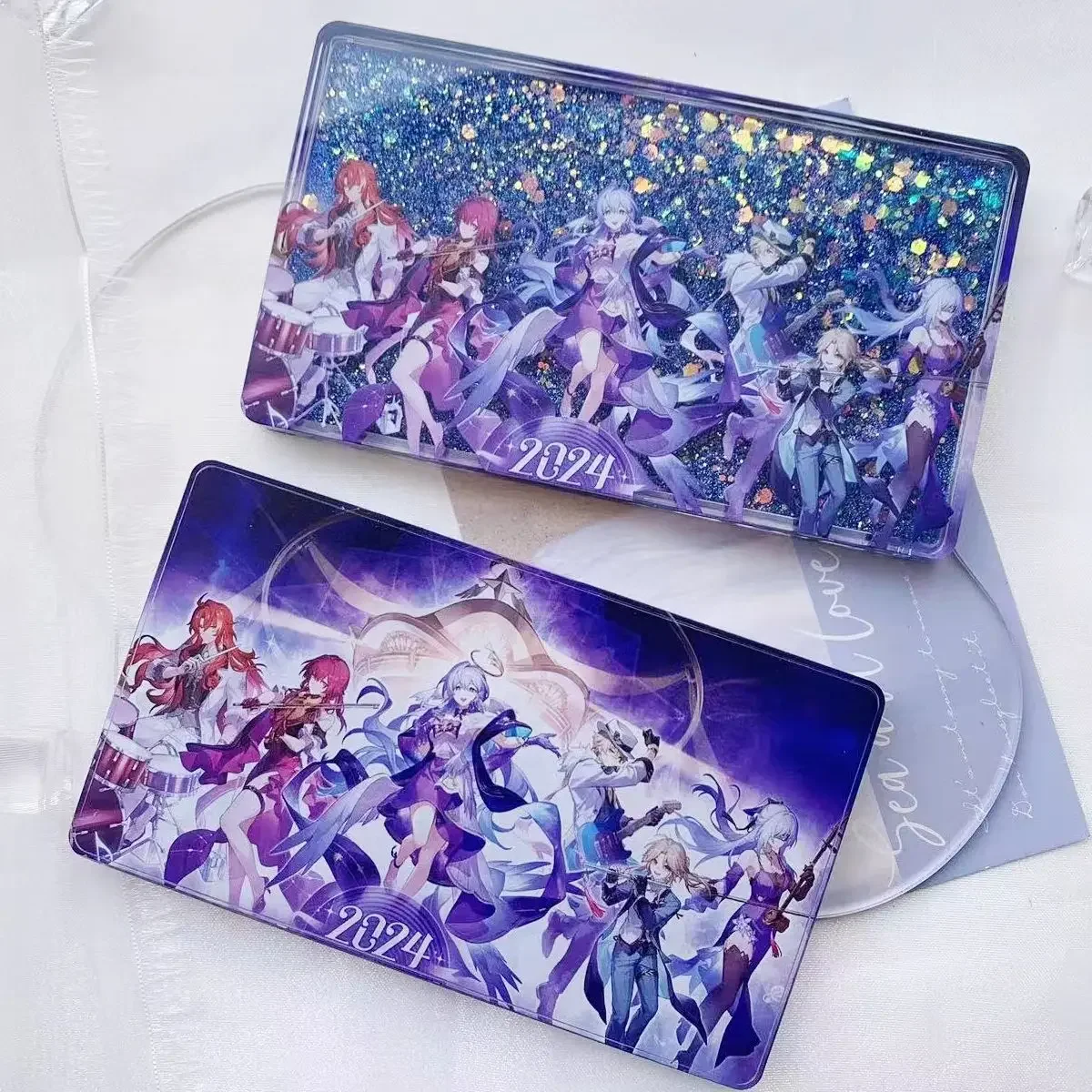 2024 Anime Honkai: Star Rail Vocal Concert JIngliu Yanqing Kafka Acrylic Quicksand Majiang Ticket Stub Card Brick Stand Card