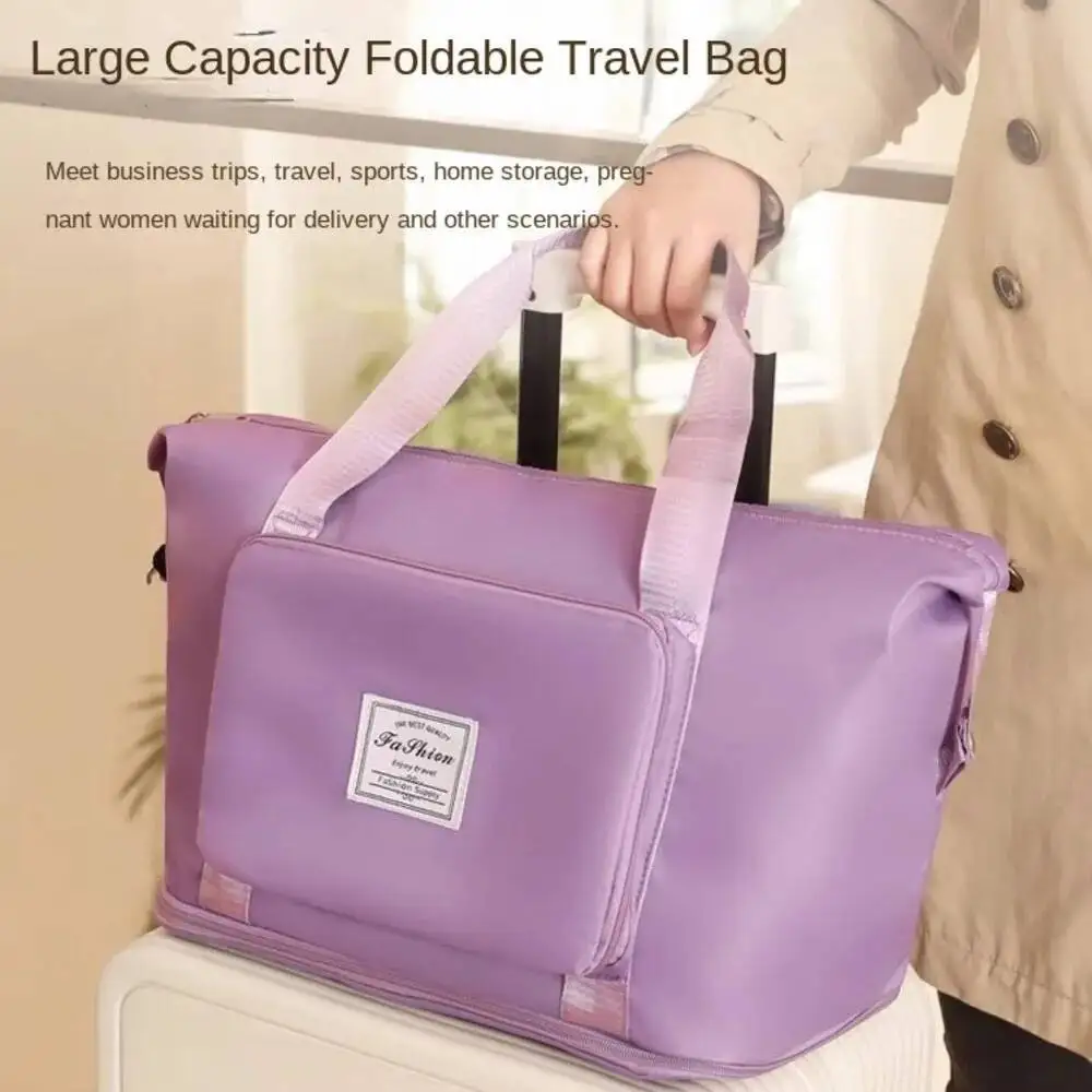 

Модная индивидуальная дорожная сумка, большая вместимость, очень большая тележка, портативная дорожная портативная сумка для хранения для беременных, новинка