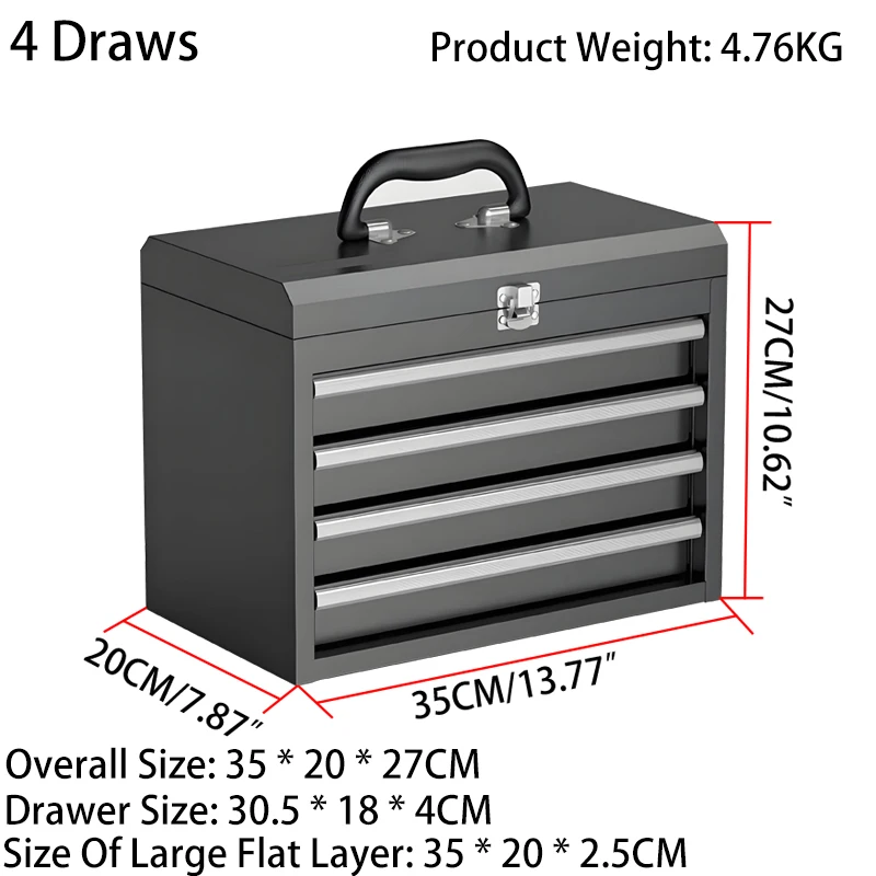 Automotive Maintenance Hardware Toolbox Portable Multi Layered Multi Functional Toolbox Multi Layered Home Storage Portable Tool