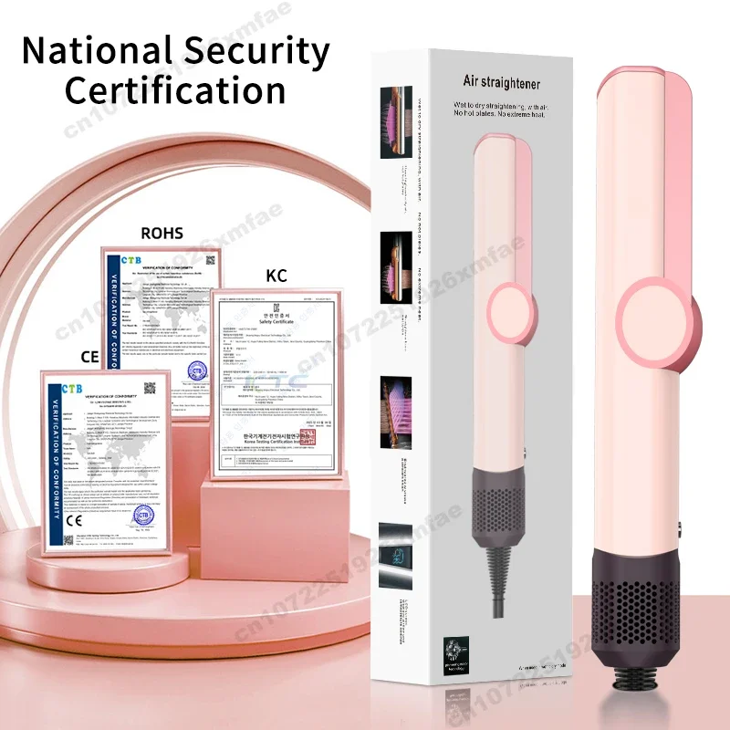 2 في 1 أداة تصفيف احترافية مكواة فرد الشعر ومجفف الشعر مكواة مسطحة مكواة الأيونات السالبة مجفف شعر منزلي