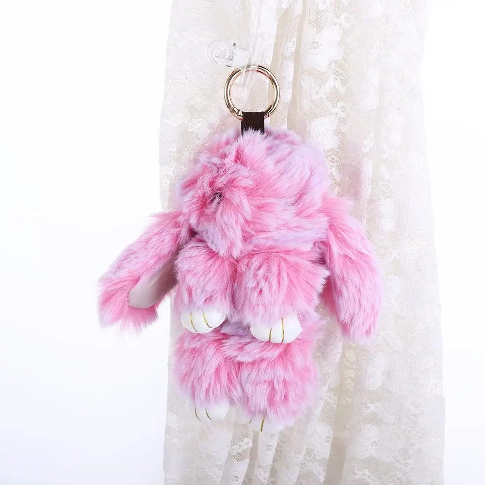 

Plush Toy Bags Pendant Jewelry Ornament Car Charm Fluffy Toy Doll Plush Bunny Keychain Plush Bunny Keyring Rabbit Fur Keychain