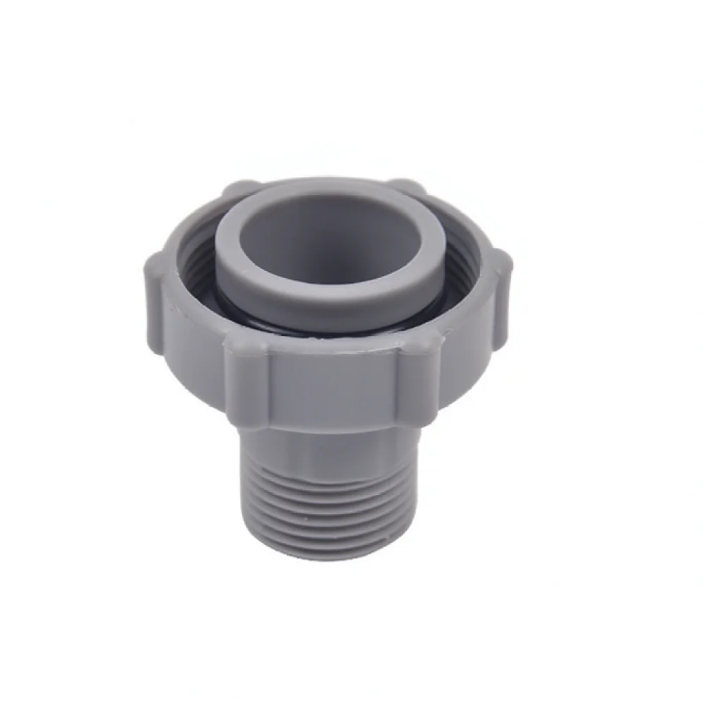 Professional 1.5 Inch Male Threaded PVC Adapter For Swimming Pool Filter Pump Hose Connector System Replacement Kit