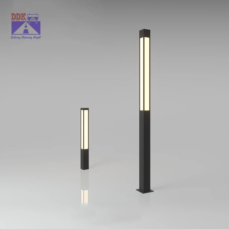 Customizable Aluminum Solar Courtyard Lights, Commercial Solar Lawn Lights, Modern Garden Lights