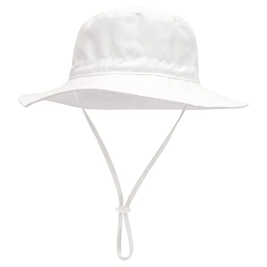 Baby Sun Hat Toddler Beach Swim Hats UPF 50+ Summer Bucket Hat Infant Wide Brim Adjustable Sun Hat for Baby Boy Girls