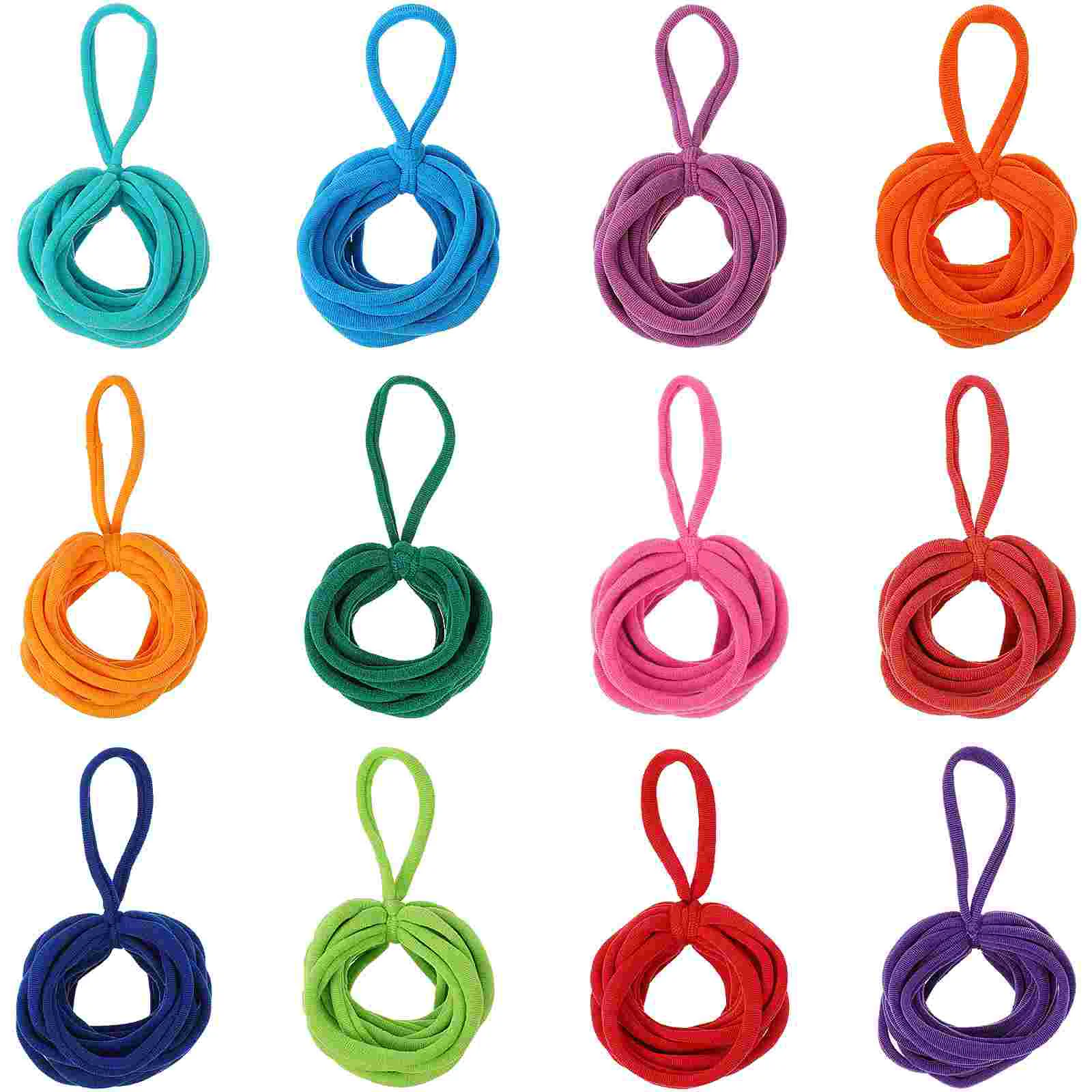 5 Pack Elastic Braided Rope Weaving Loom Kids Toys Crafts Kit Potholder Loops for Refill Supplies Tool