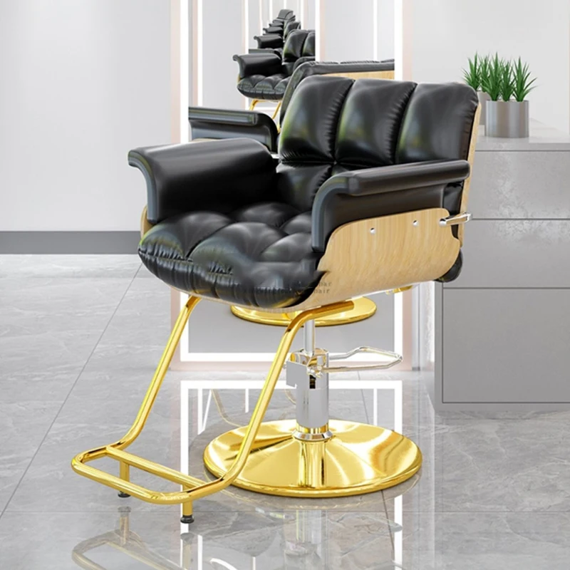 

Chaisse Beautician Furniture Hair Chair Nail Shop Hydraulic Beauty Salon Styling Chairs High Professional Makeup Women's Barber