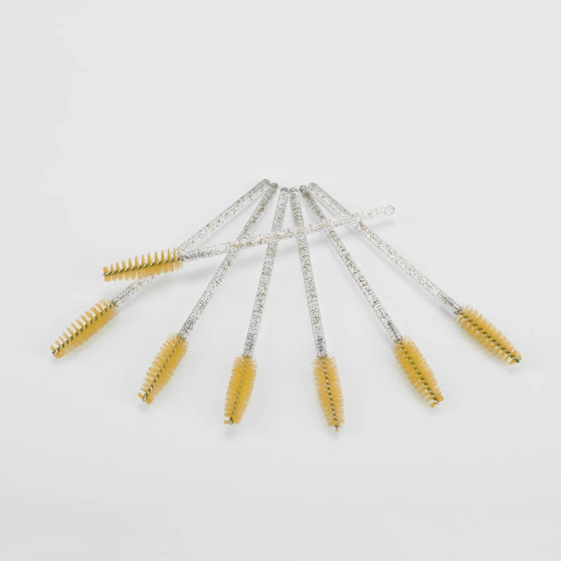 Brosses à cils en cristal de poulet magnifique, peigne d'extension de cils, baguettes de mascara, maquillage, outils de beauté professionnels, 1 à 6 pièces