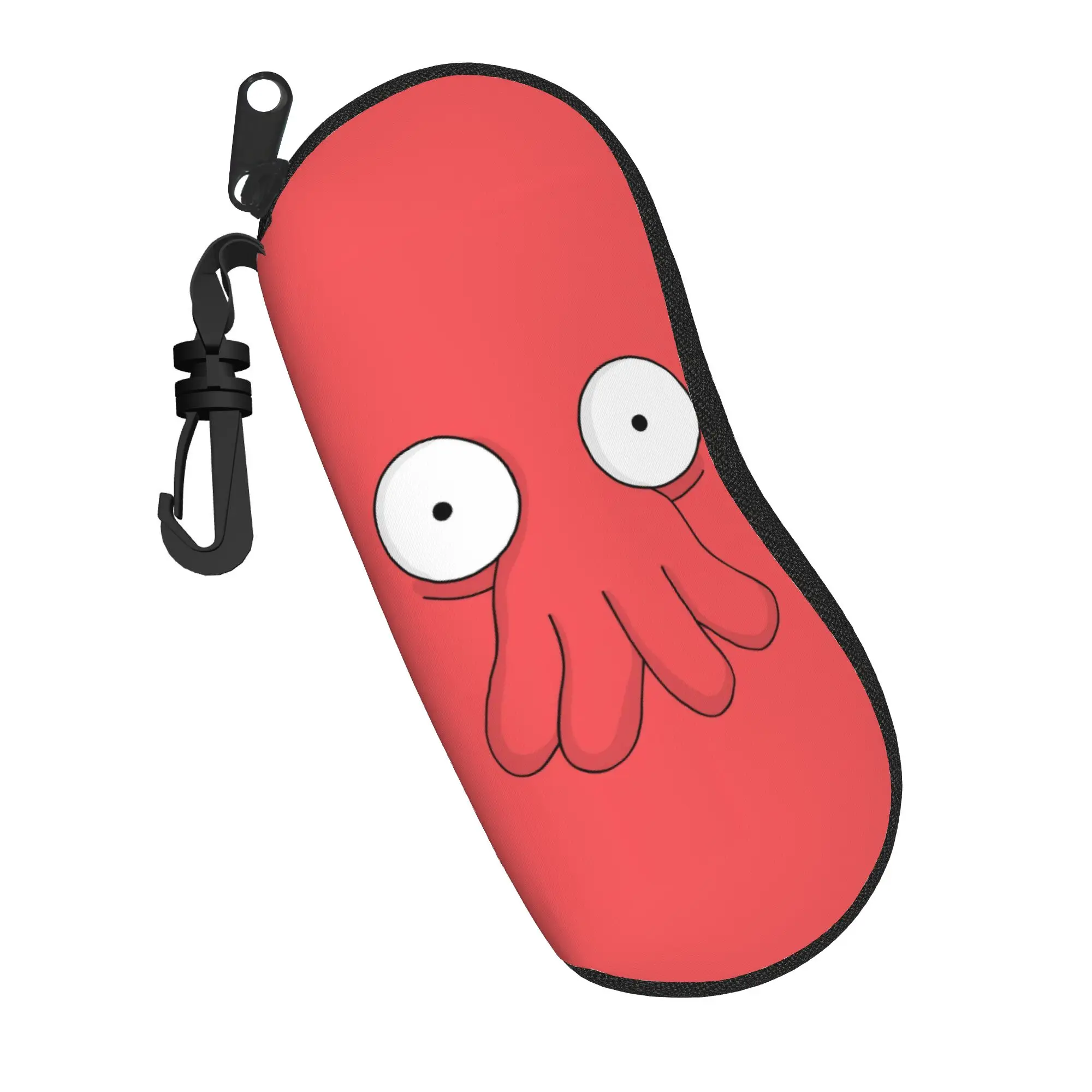 Estojo de Óculos Kawaii com Tema Futurama - Acessório de Armazenamento de Óculos Estilo Ins
