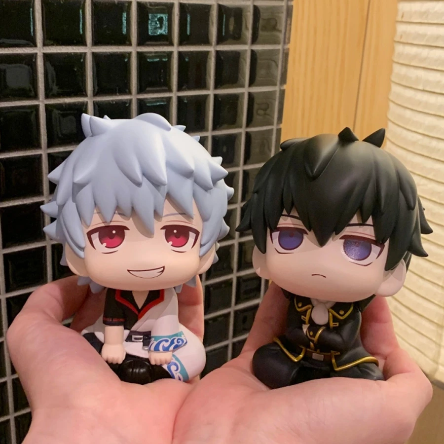 10 سنتيمتر جينتاما أنيمي الشكل انظر ساكاتا جينتوكي عمل الشكل Q نسخة هيجيكاتا توشيرو تمثال بولي كلوريد الفينيل جمع نموذج اللعب #1