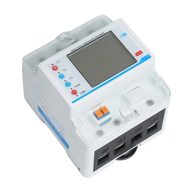 AS63-Bi-Directional Auto-Reclosing Protector Relay Switch With 4P 100A Tuya Wifi Three Phase Energy Meter For Smart Life