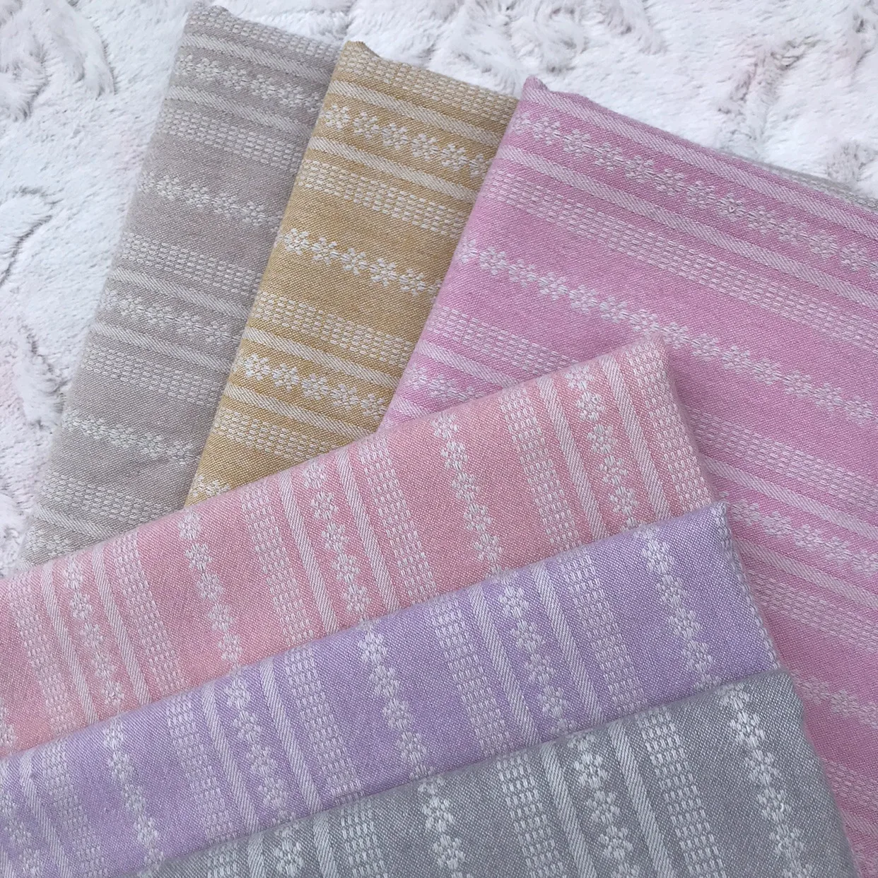 50x70cm yarn-dyed first dye woven cotton plaid brocade patchwork quilt craft fabric cloth DIY stitch sew doll clothes