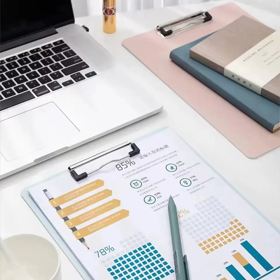 A4 Waterproof Clipboard Writing Pad File Folder Document Holder School Supply