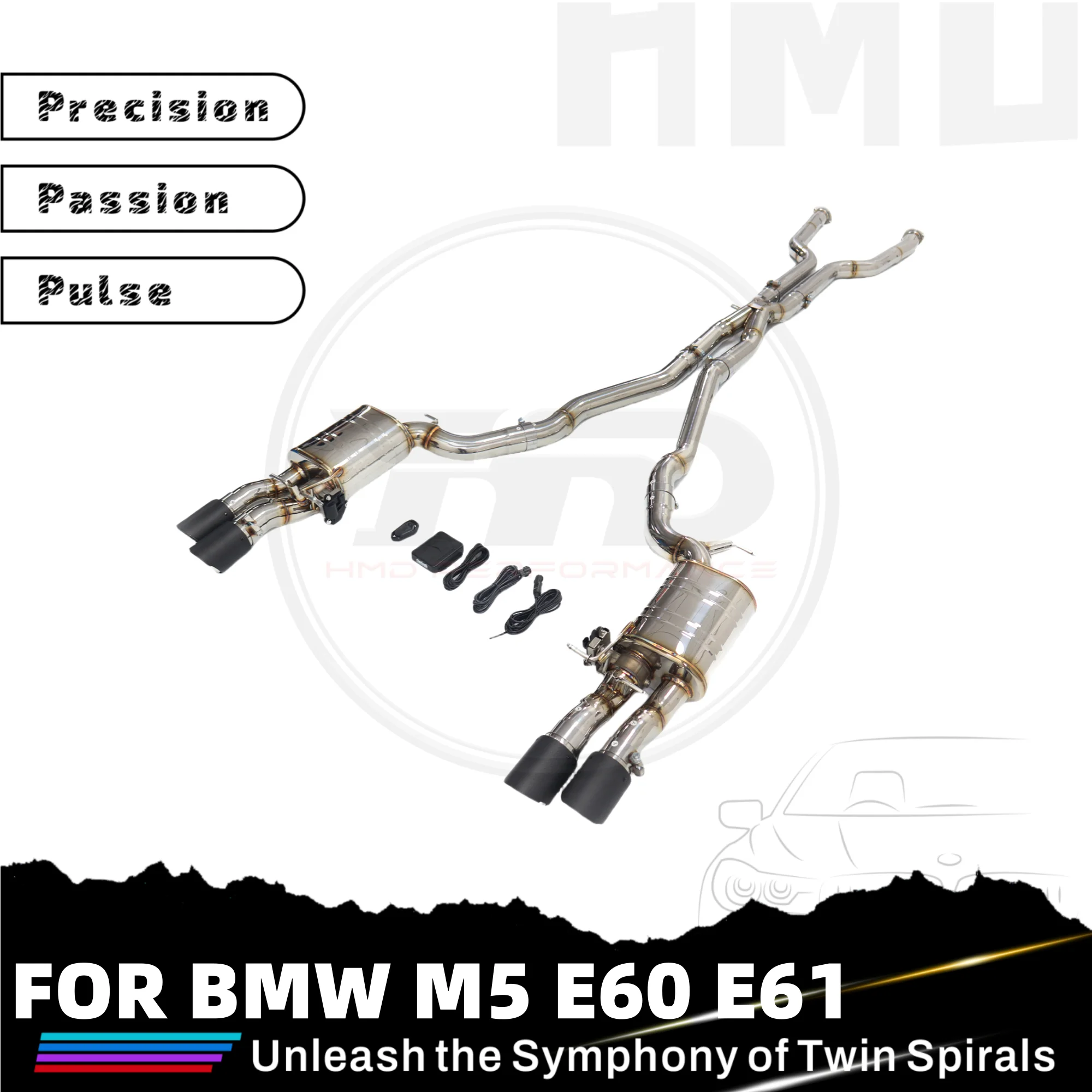 

HMD Suitable for BMW M5 E60 E61 performance catback accessories stainless steel exhaust