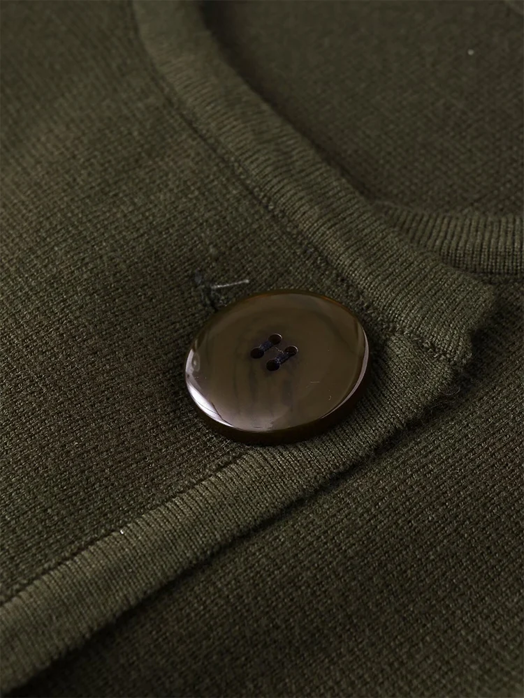 Elegante dames ronde kraag gebreide jas effen volledige mouw enkele rij knopen veterjassen vrouwelijke herfst mode trui outwears