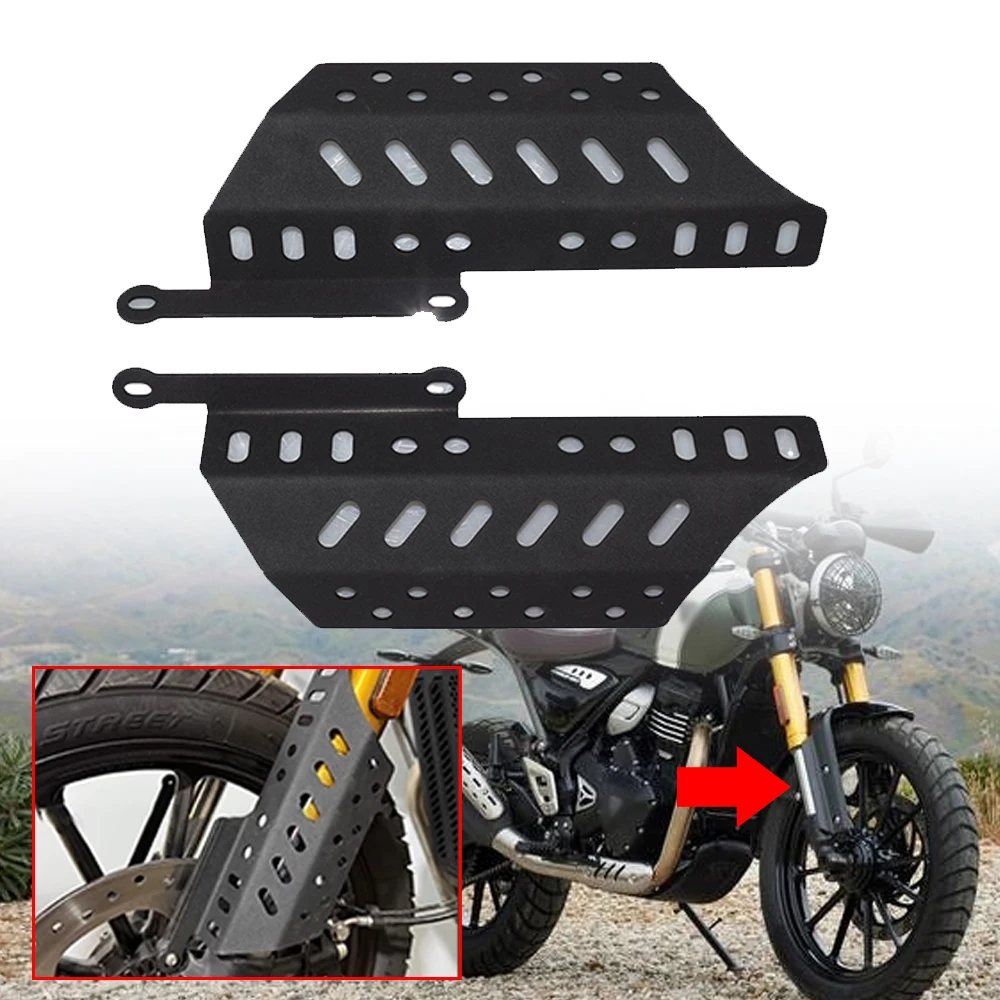 

Fit For Speed400 Scrambler400X 2024 2025 Motorcycle Front Fork Shock Absorber Cover Steel Front Fork Guards Protection Cover