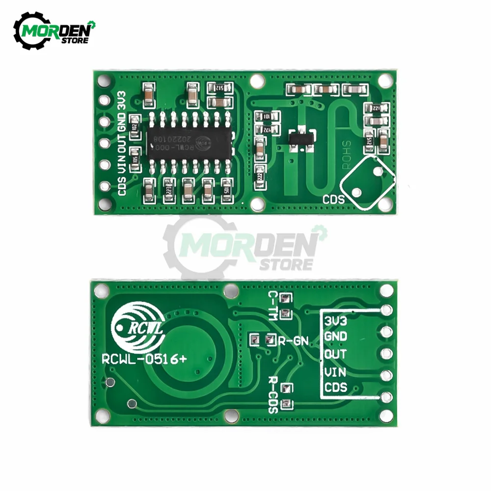RCWL-0516 Microwave Radar Sensor Module Human Body Induction Switch Module Intelligent Sensor Output 3.3V