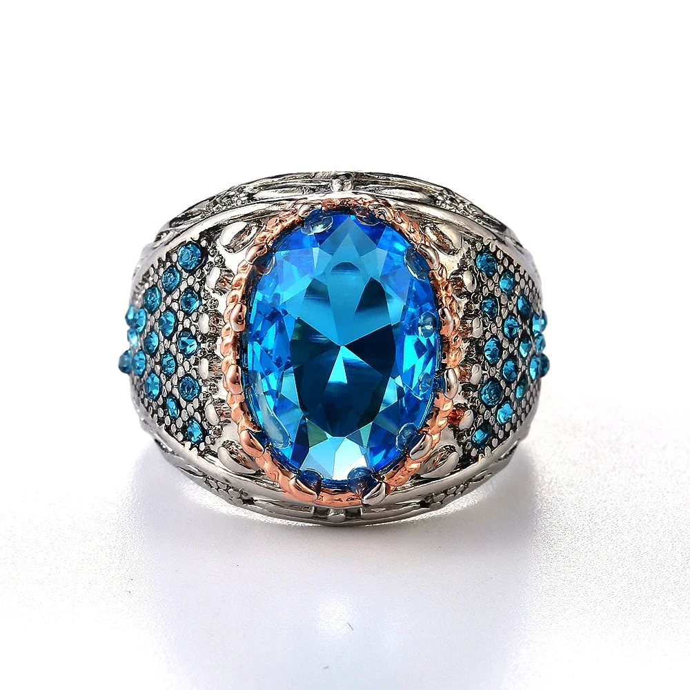 

Retro Silver Ring Jewelry Cubic Zirconia Boutique Jewelry Ring Women Engagement Wedding Birthday Party Valentine's Day Gift