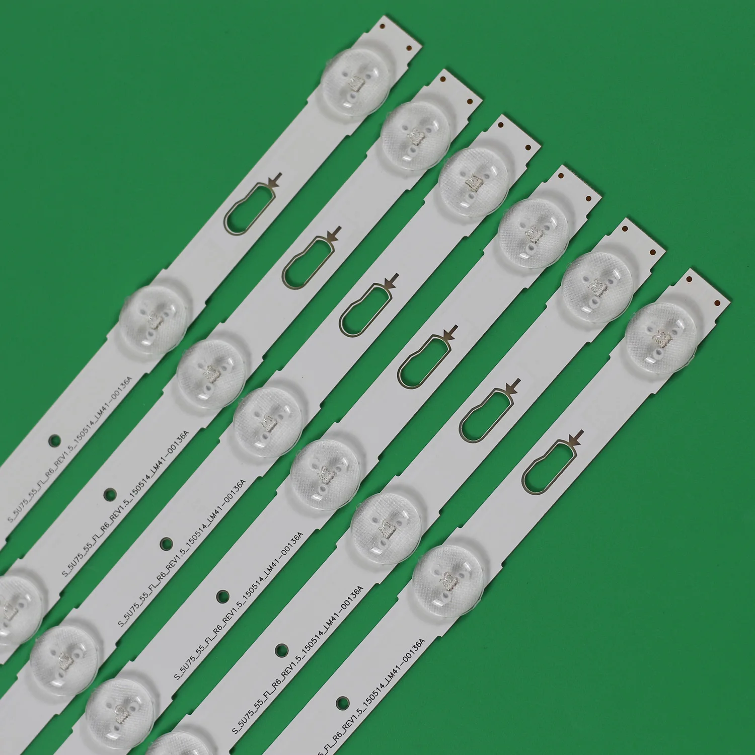 New Kit 12 PCS LED backlight strip For UE55MU6120K UE55KU6000K V5DU-550DCA-R1 V5DU-550DCB-R1 BN96-40099A BN96-40100A