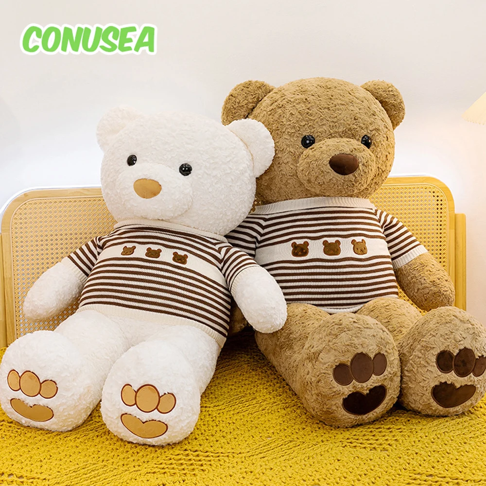 

70cm Bear Soft Plush Toy Pretty Large Stuffed Animal Doll Throw Pillow Kawaii Room Decor Valentines Day Gift Girls Girlfriend