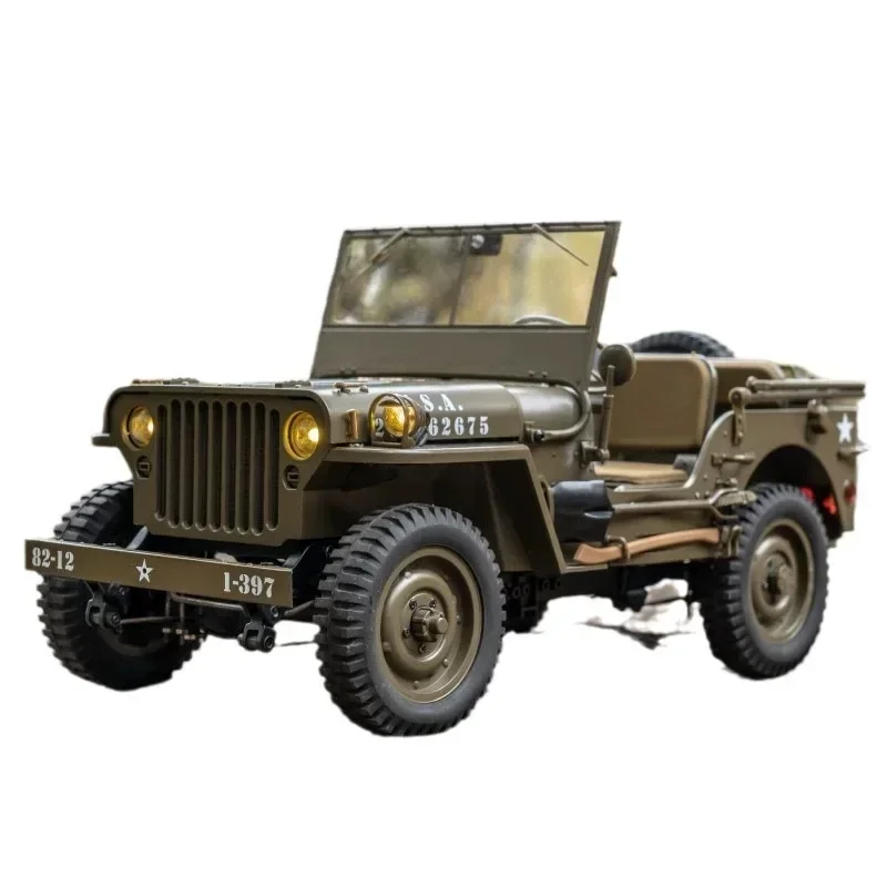 Fms 1/12 1941willys Remote Control Car Model 2.4g Simulation Mountaineering Car Electric Off-road Remote Control Toy Car Gift