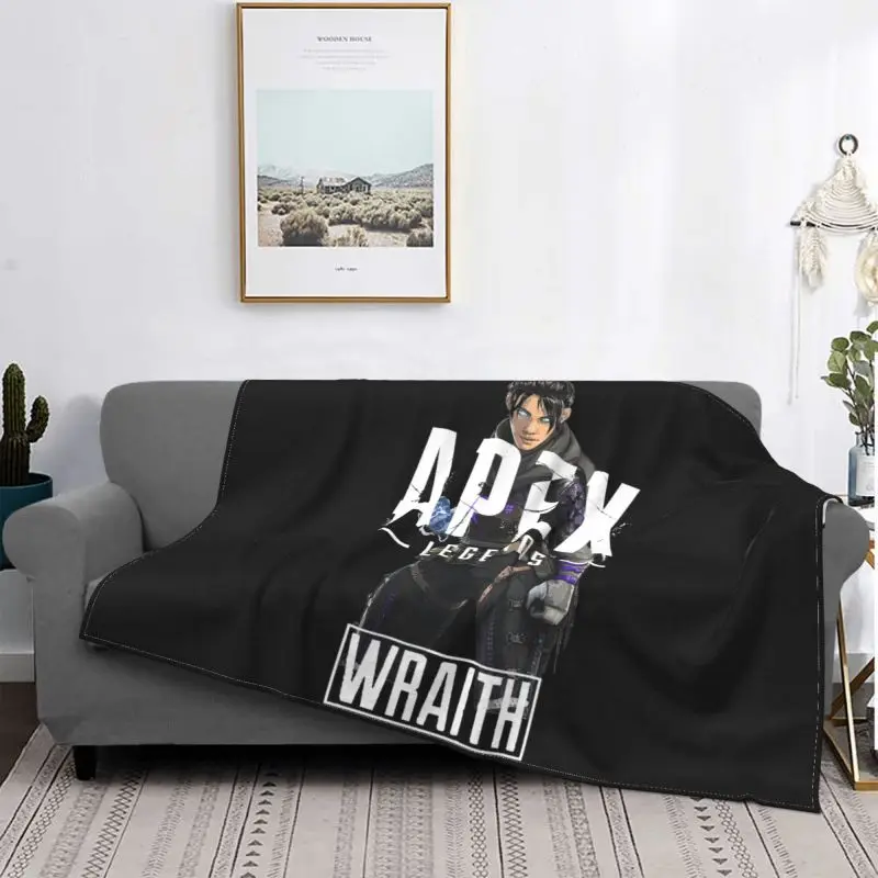 Battle Royal Apex Legends Wraith Respawn Blanket Warmth Fashion Dual Purpose Cover Blanket Sleeping Sheets