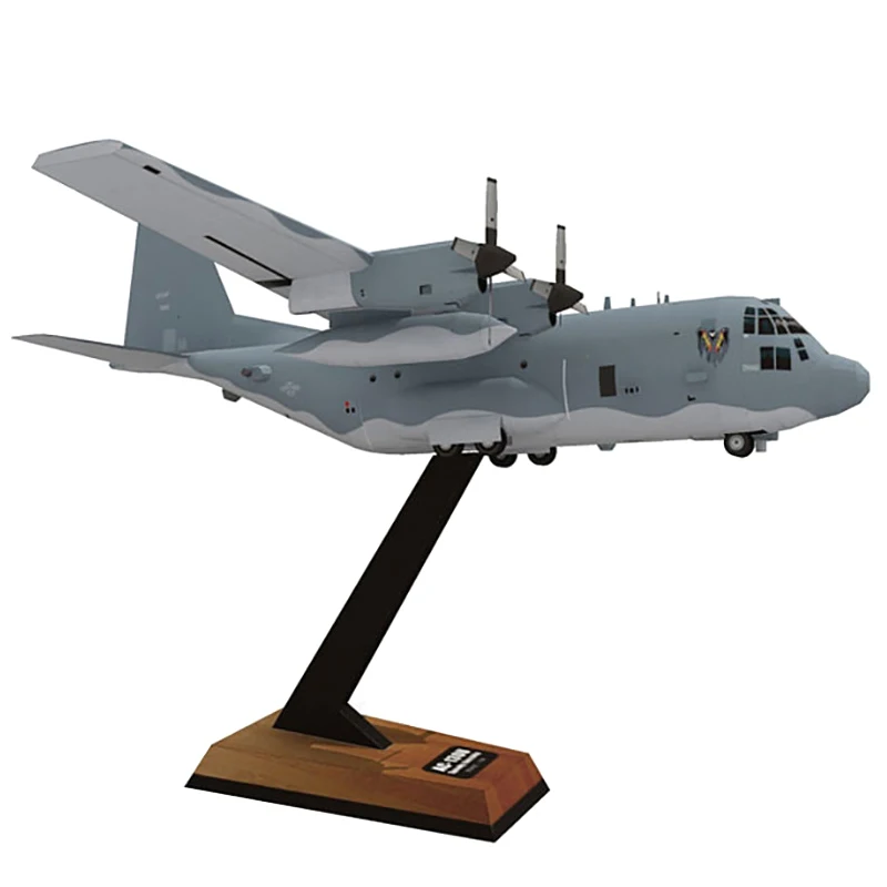 

1Pc AC130 Ghost Aerial Gunship Aircraft Paper Model Military Fighter Paper Model♥