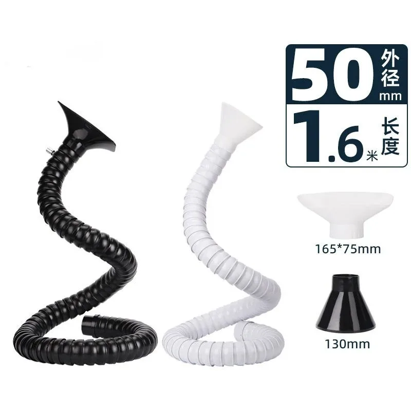 Universal Flexible Gooseneck Tube, Fume Extraction Arm for Soldering Smoke Dust Removal, No Support Needed