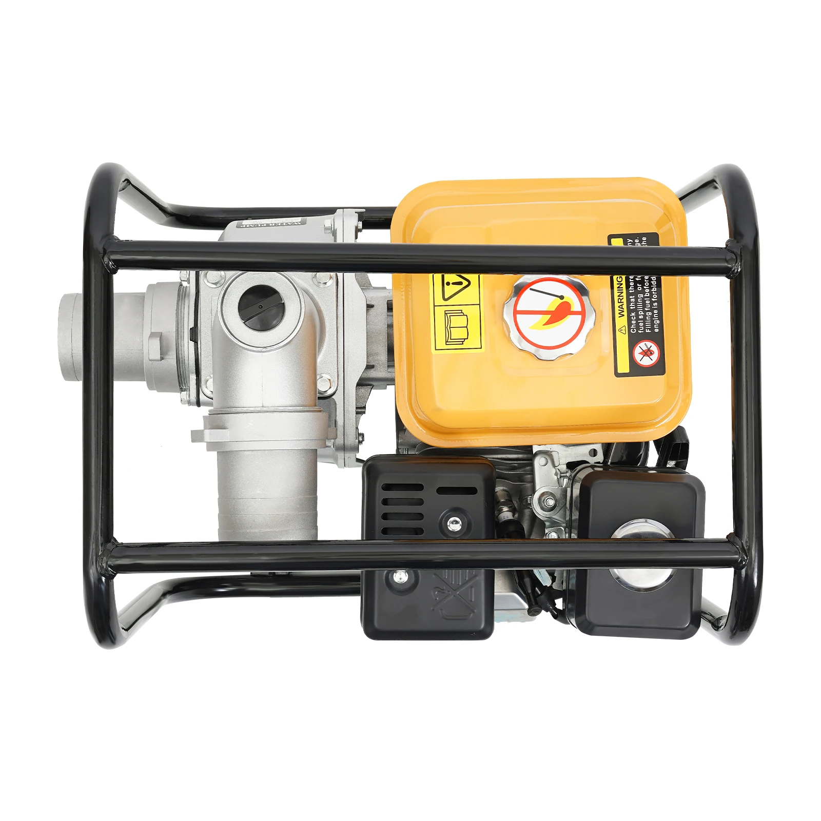 4-Stroke Fuel-Powered Farm Irrigation Pump, 4L Fuel Tank Engine Pump, Agricultural Transfer Machine for Water Drainage, Garden Watering