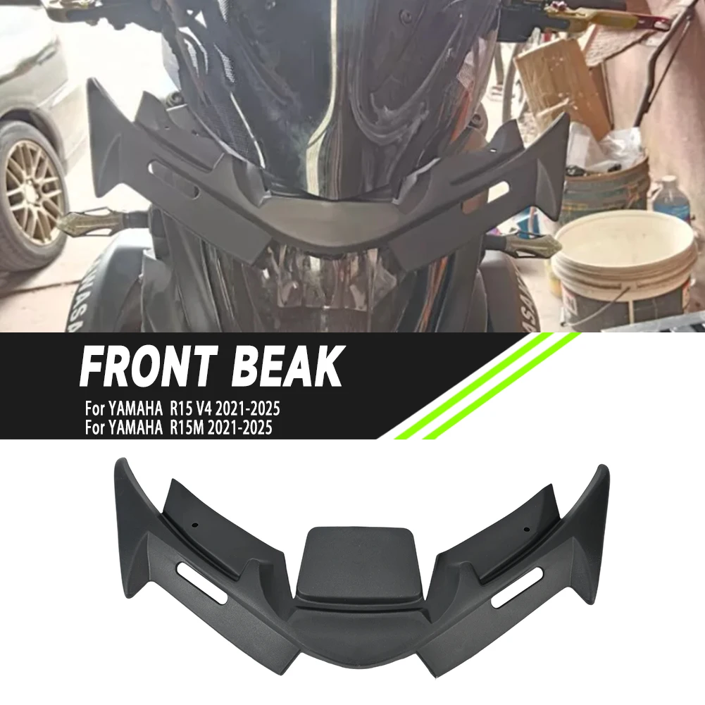 For YAMAHA R15 V4 R15M R15 M 2021 2022-2025 Decoration Winglets Accessories Motorcycle Winglet Front Fairing Wing Guard Cover