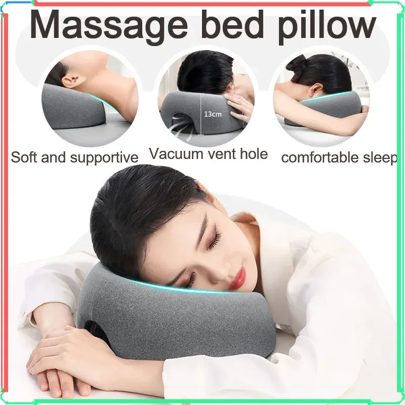 

Массажная подушка из пены с эффектом памяти для использования в салоне, удобная подушка для сна, подушка для лица, подушка для массажа и косметического ухода