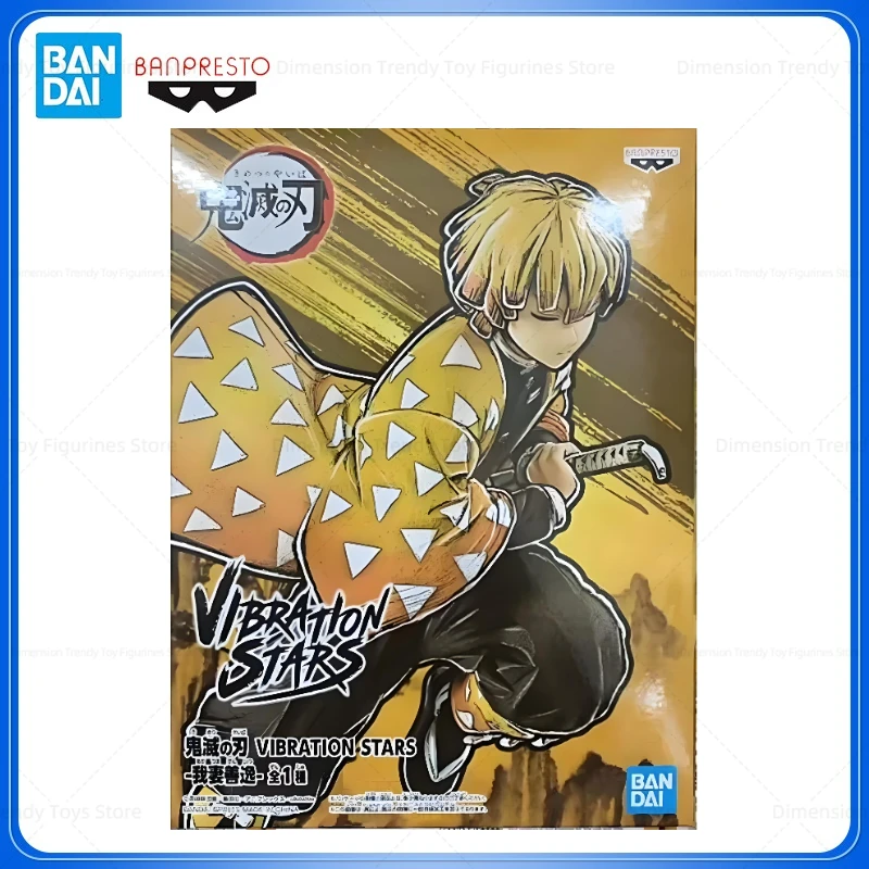 

Bandai In Stock Original Banpresto Vibration Stars Anime Demon Slayer Agatsuma Zenitsu Action Figure Model Toy Gift DT