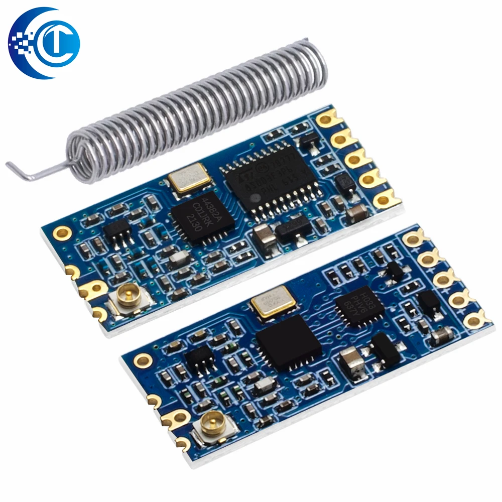 HC-12 Microcontrolador sem fio com antena, serial de longo alcance, Bluetooth, 1000M, 433, 1pc